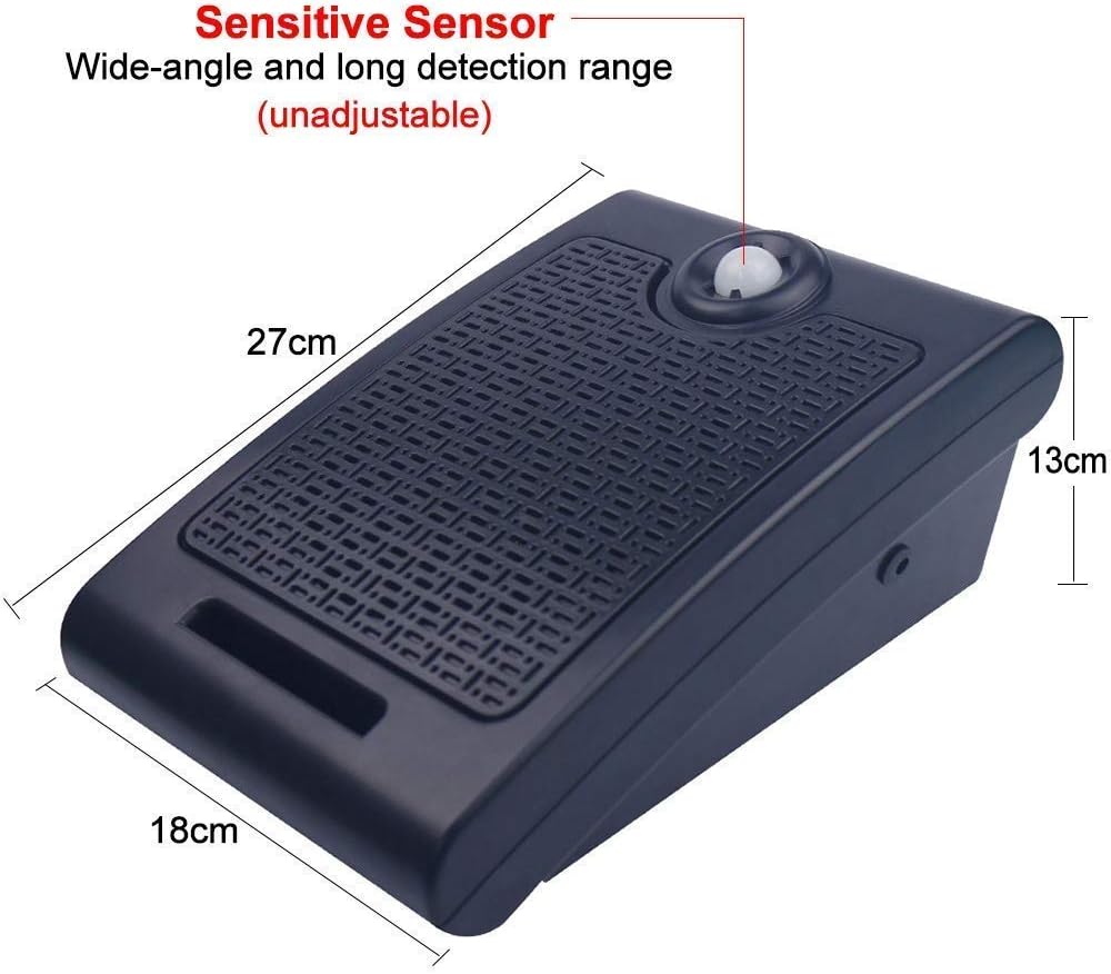 Wall Mount High Power Sensitive PIR Motion Sensor Voice Programmable Speaker Motion Sensor Sound Player with Audio Recordable for Halloween Haunted House/Shop/Factory/Home Safe Warning Voice Prompt