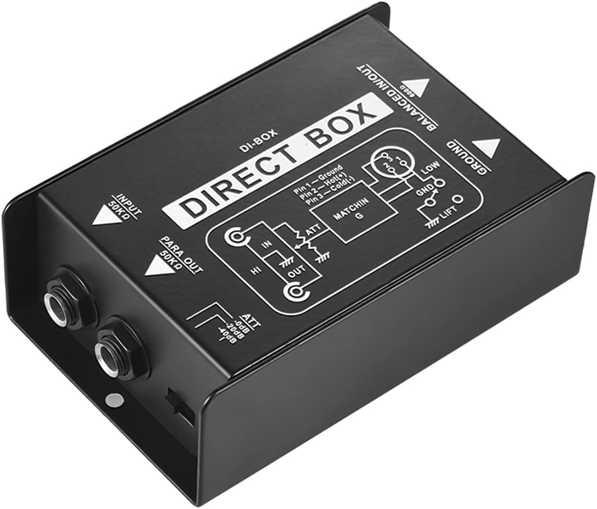 25-Key MIDI Control Keyboard and Single Channel Passive DI-Box Hum Eliminator