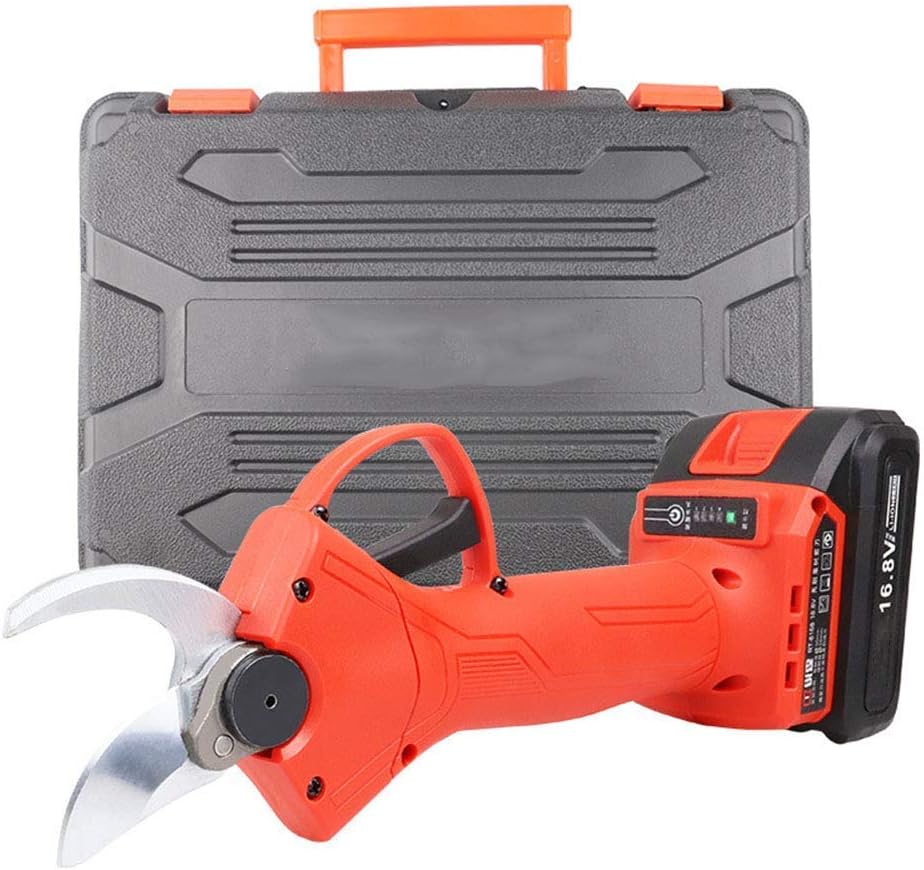 Professional Cordless Electric Pruning Shears 2Ah Lithium Battery Powered Tree Branch Pruner, 30Mm Cutting Diameter Small Gift