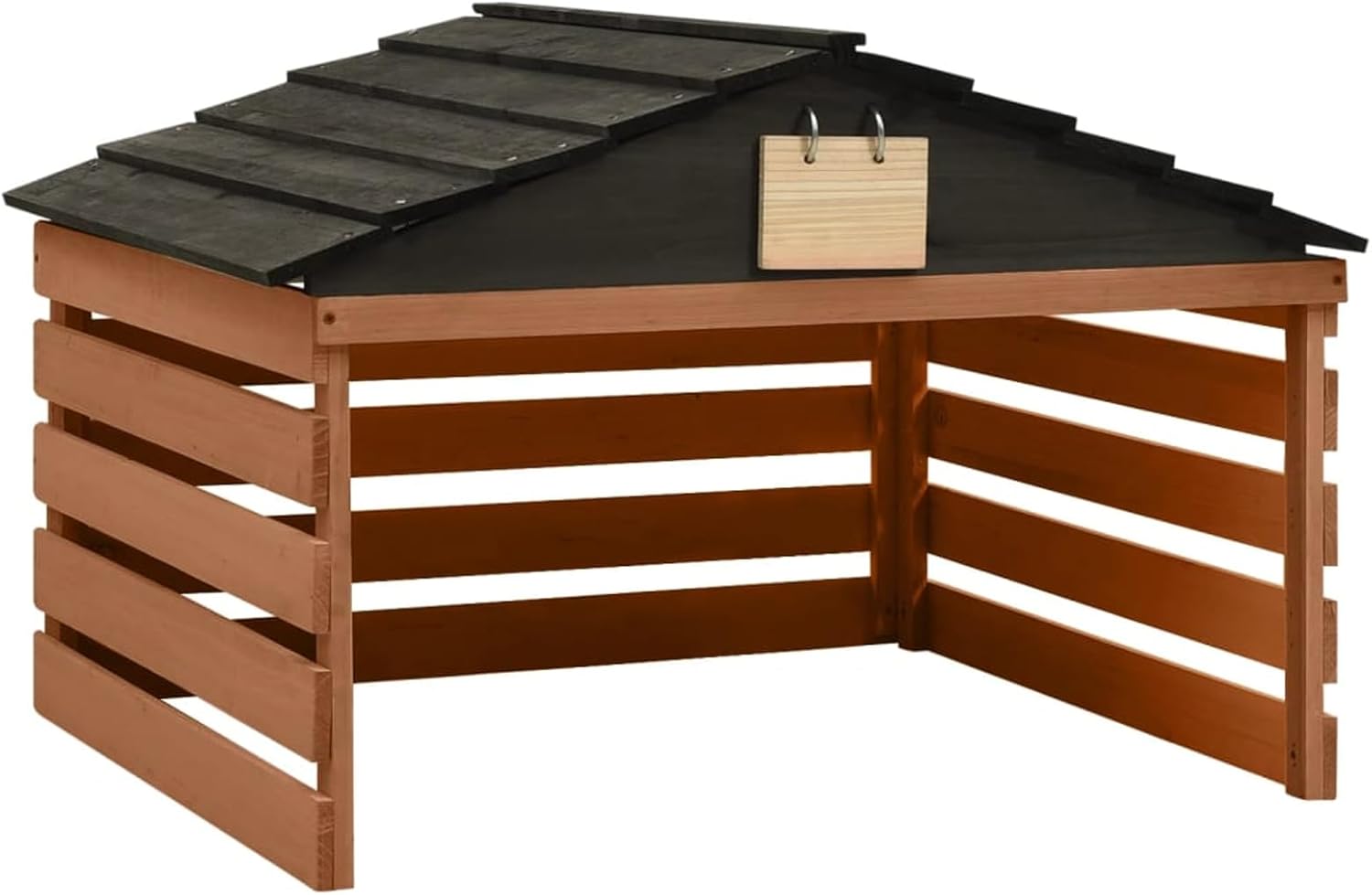 Robotic Lawnmower Garage - Protects from Weather, Easy Access, Durable Solid Wood