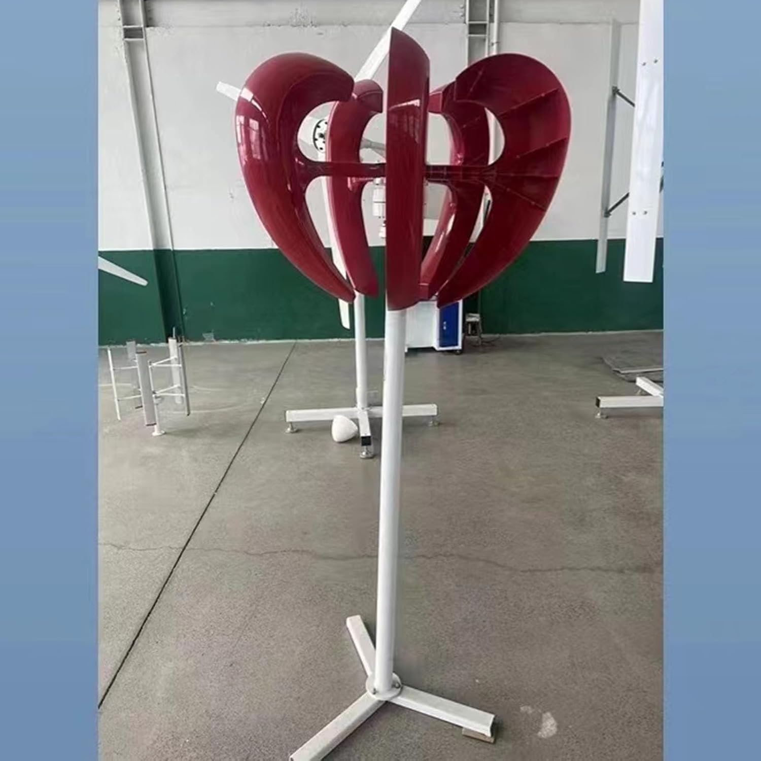 1KW Vertical Axis Wind Turbine 12v/24v/48v Permanent Magnet Synchronous Wind Turbine with Controller Household Wind and Solar Hybrid Power Generation System (Color : 48V)