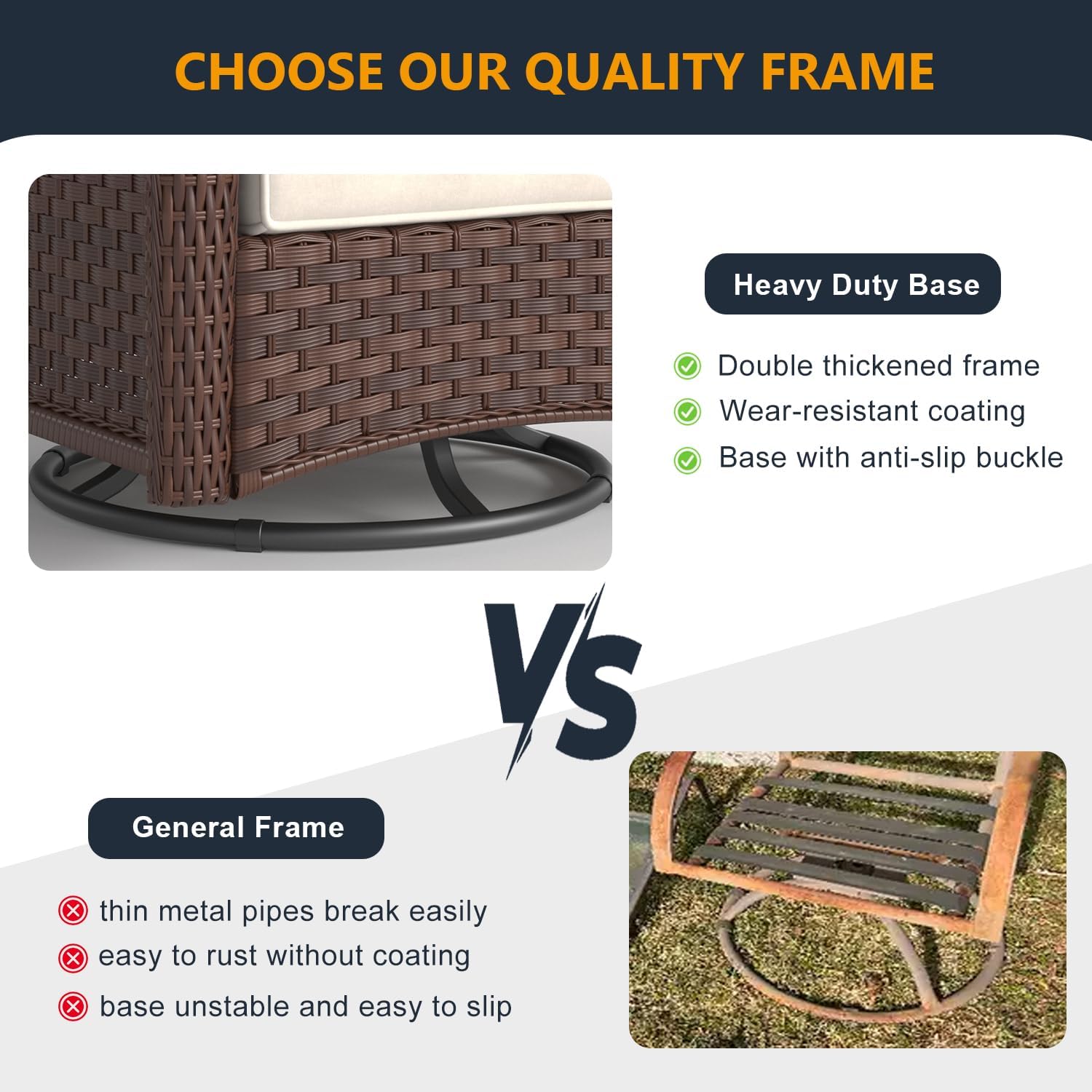 Outdoor Patio Furniture Sets with Fire Pit Table 10 Pieces Wicker Swivel Rocker Chairs and Sofa Sets for Backyard Deck