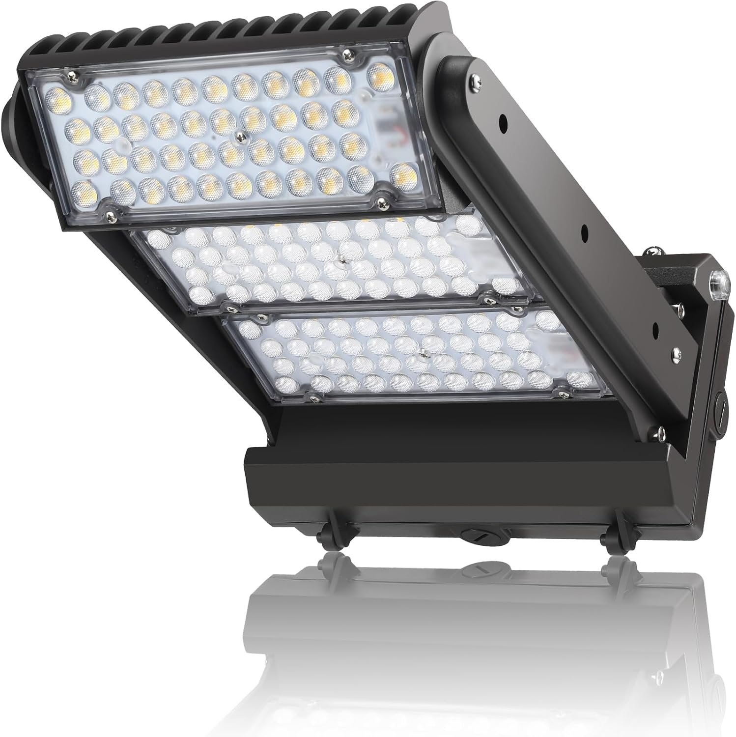 Dusk to Dawn 200W Rotatable LED Wall Pack Light, 5000K 28000LM 800-1000W HPS/HID Equiv, ETL Adjustable Head Outdoor LED Wallpack Lighting Fixture for Area Light, Parking, Garages,Warehouse,Entrance