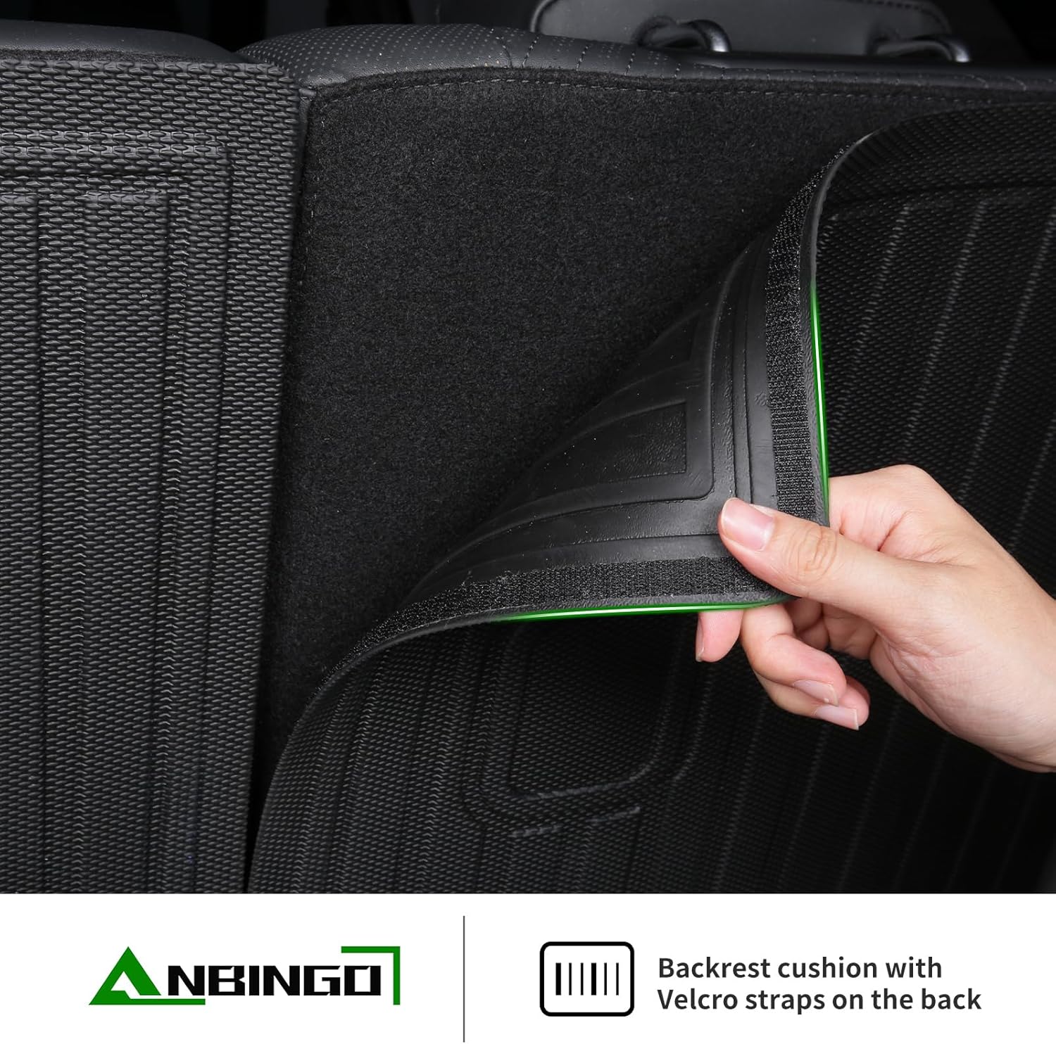 ANBINGO®-Floor Mats & Cargo Liner for 2025 2026 Chevy Equinox (Not for EV) & GMC Terrain with Backrest Mats All Weather TPE Protection for 2026 Equinox Mat Accessories