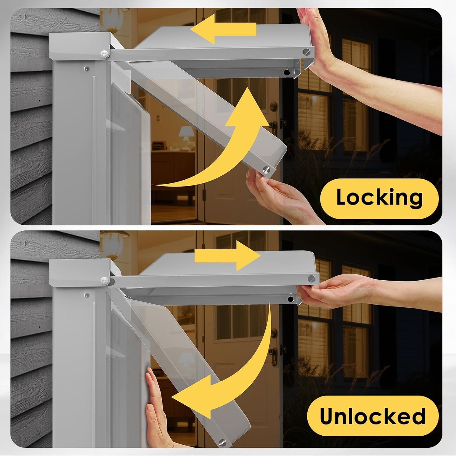 50A Generator Setup SS2-50P Power Inlet Box with Interlock Kit (suiable for Cutler Hammer Vetical CH series150/200A Panel), Safety Solution for homeowners During Outage