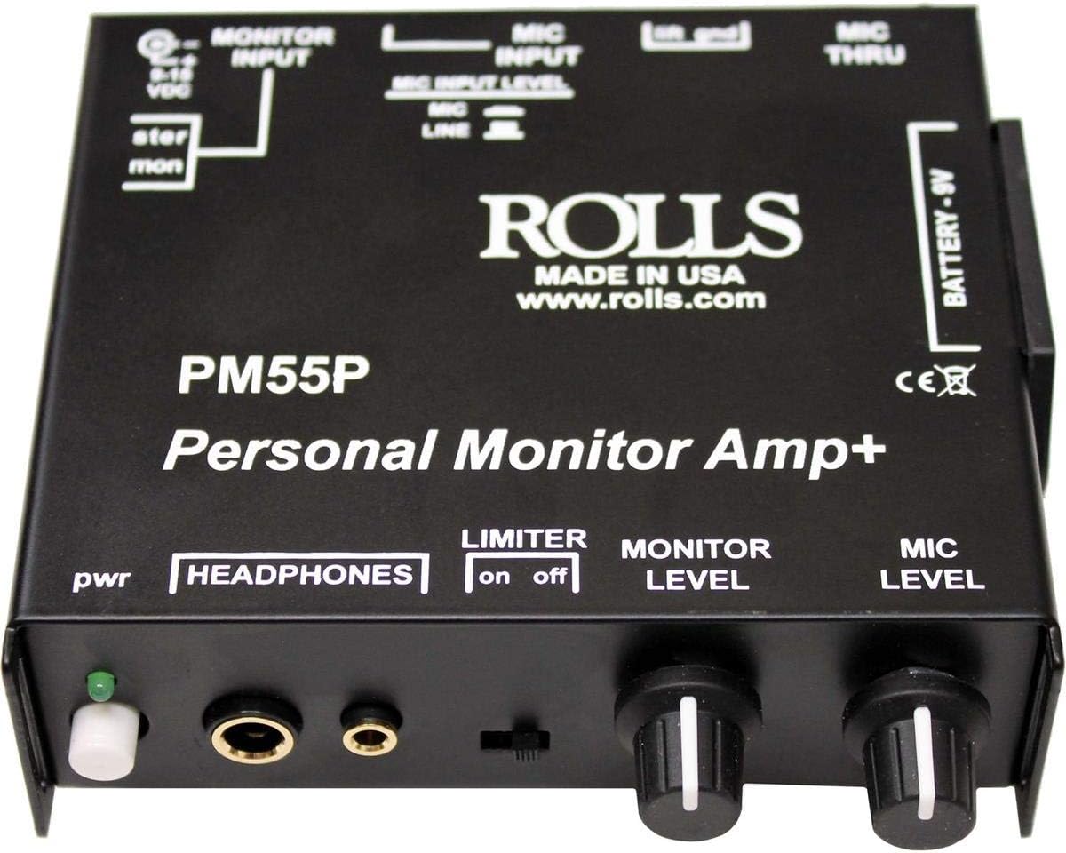 rolls PM55P Personal Monitor Amp Battery Opt