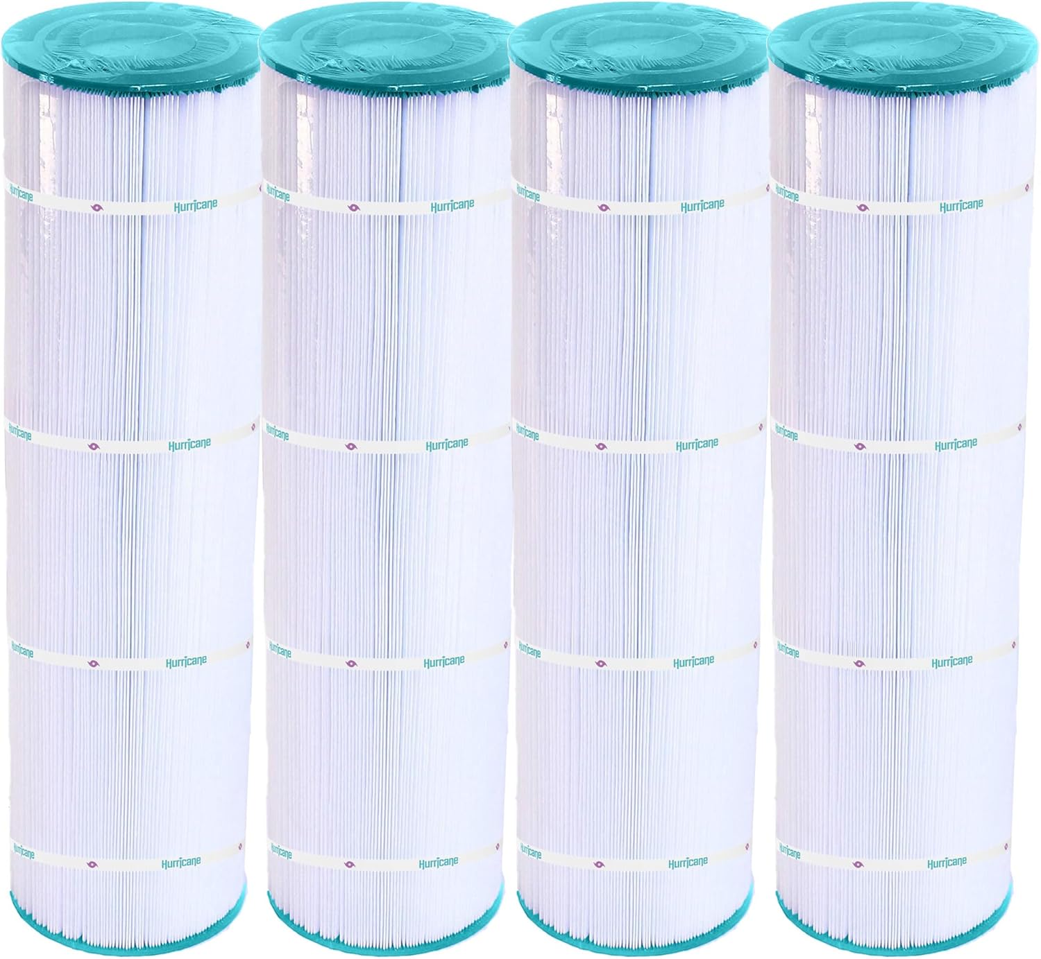 Hurricane Filters 4 Pack HF7489-04 Advanced Pool Filter Cartridge - Replacement for PA112, Unicel C-7489, Filbur FC-1275, Hayward Super-Star-Clear C-4500, C-4520, CX875XRE