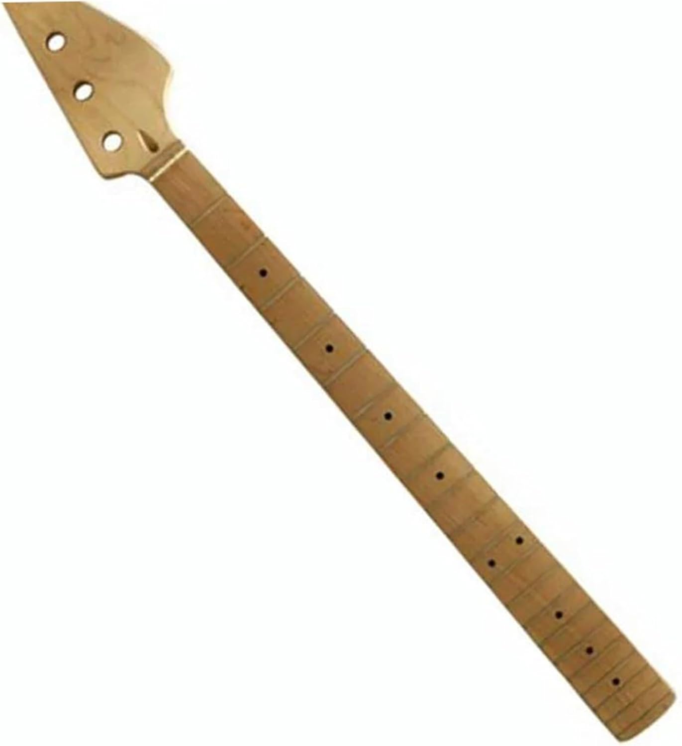 Replacement Guitar Neck 21 Frets Inlay Dots Maple 4strings Electric Bass Guitar Neck Musical Instruments Parts Accessories