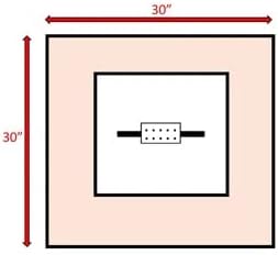 25'' H x 30'' W Steel Outdoor Fire Pit Table with Lid