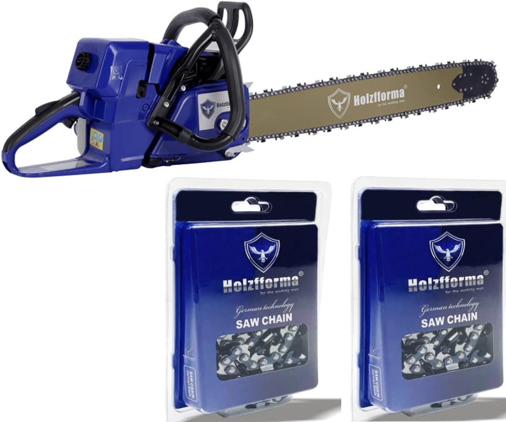 Holzfforma G444 Blue Thunder Chainsaw Power Head With 36inch 3/8” .063” 114DL Guide Bar Standard Ripping and Skip Chain Combo For MS440 Chain saw