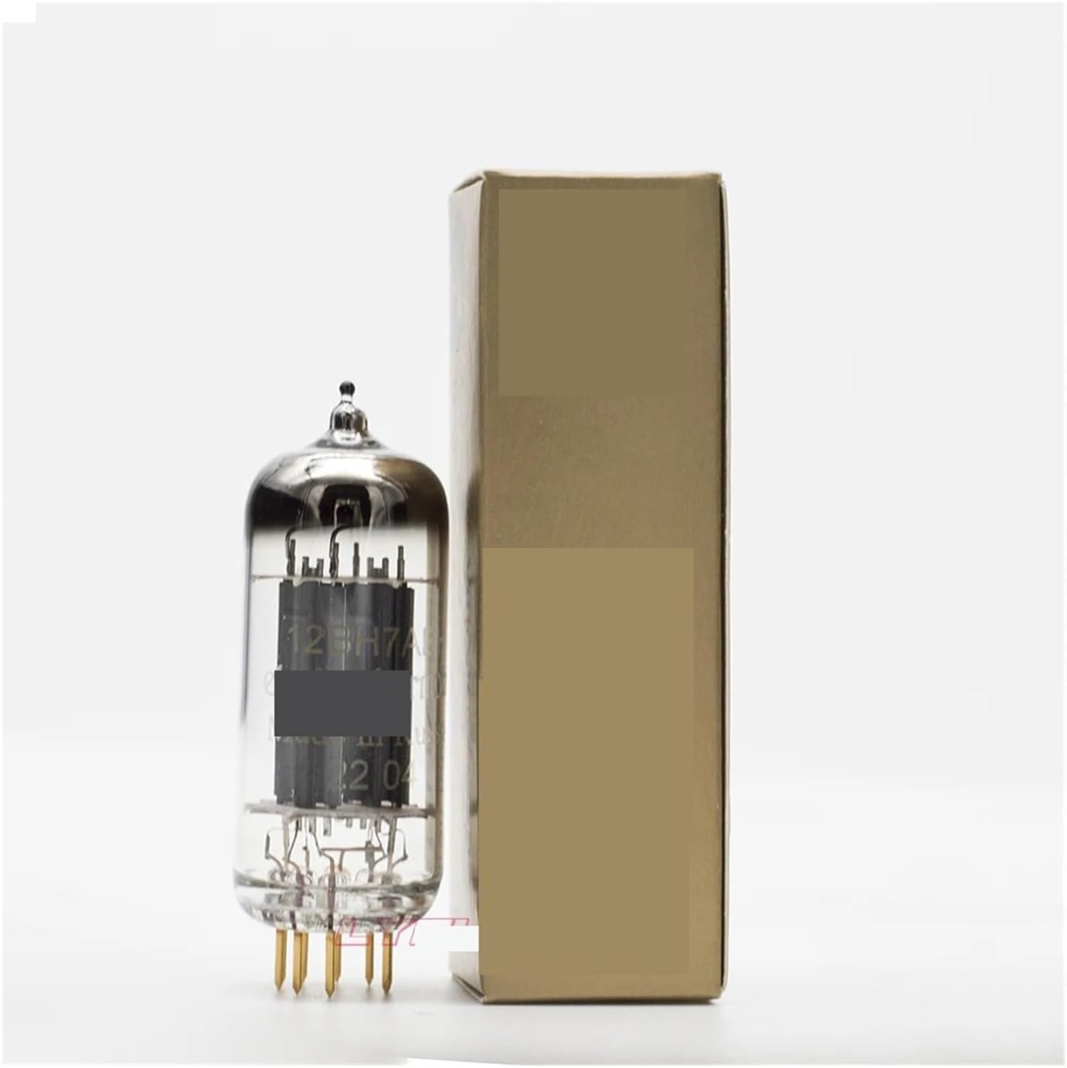 12BH7 Tube 5687 7119 E182CC 6N6 Replacement Vacuum Tube Precision Matching Suitable for Amplifier(12BH7 Golden Foot,2 pcs)