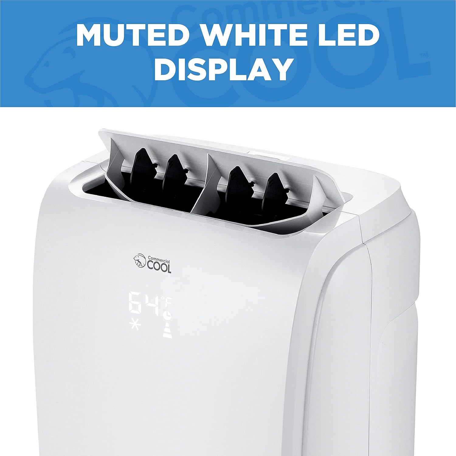 Commercial Cool 6,000 BTU DOE (10,000 BTU ASHRAE) Portable Air Conditioner with Remote Control, White