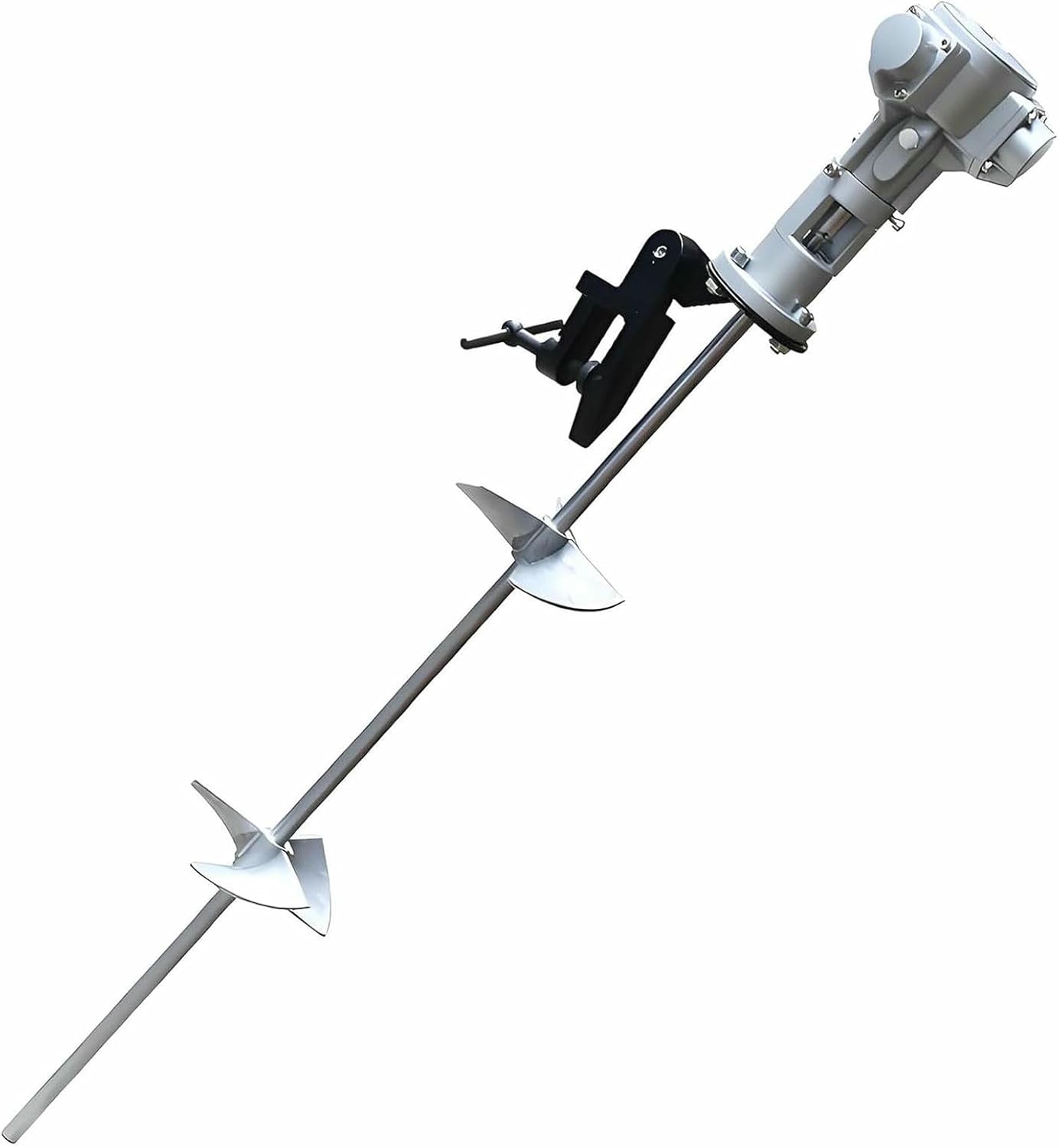 Pneumatic Paint Mixer 200L, Stainless Steel Automatic Stirring Machine with Air Agitator, Bracket Mixer, Pneumatic Agitator for Viscous Liquid, Ink, Dye, Mixing Applications-