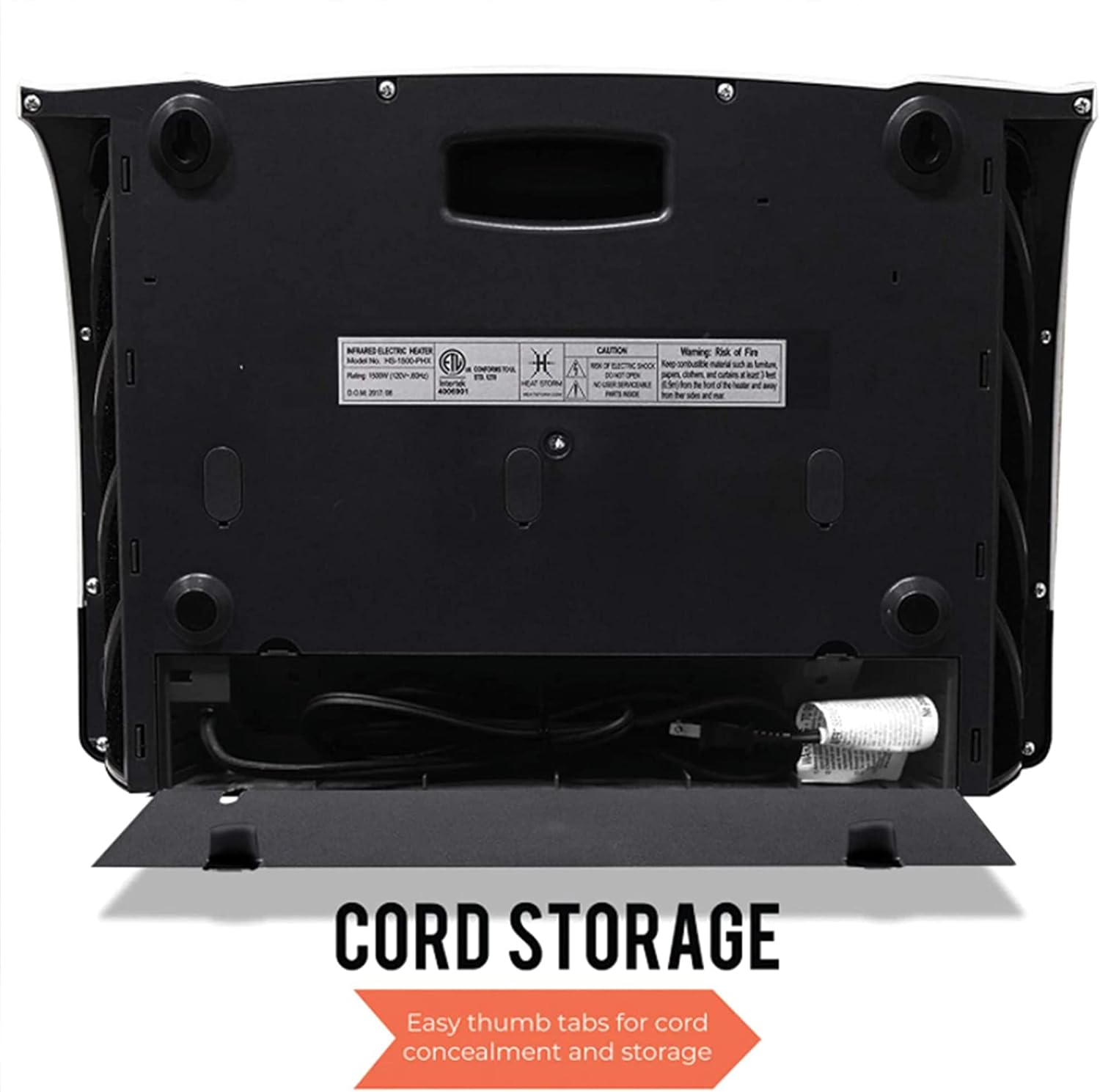 Heat Storm HS-1500-PHX-WIFI Infrared Heater, Wifi Wall Mounted