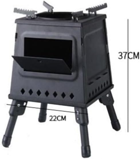 Outdoor Fireplaces Portable Folding Firewood Stove Table for BBQ Picnic Outdoor Camping Card Type Fire Pits