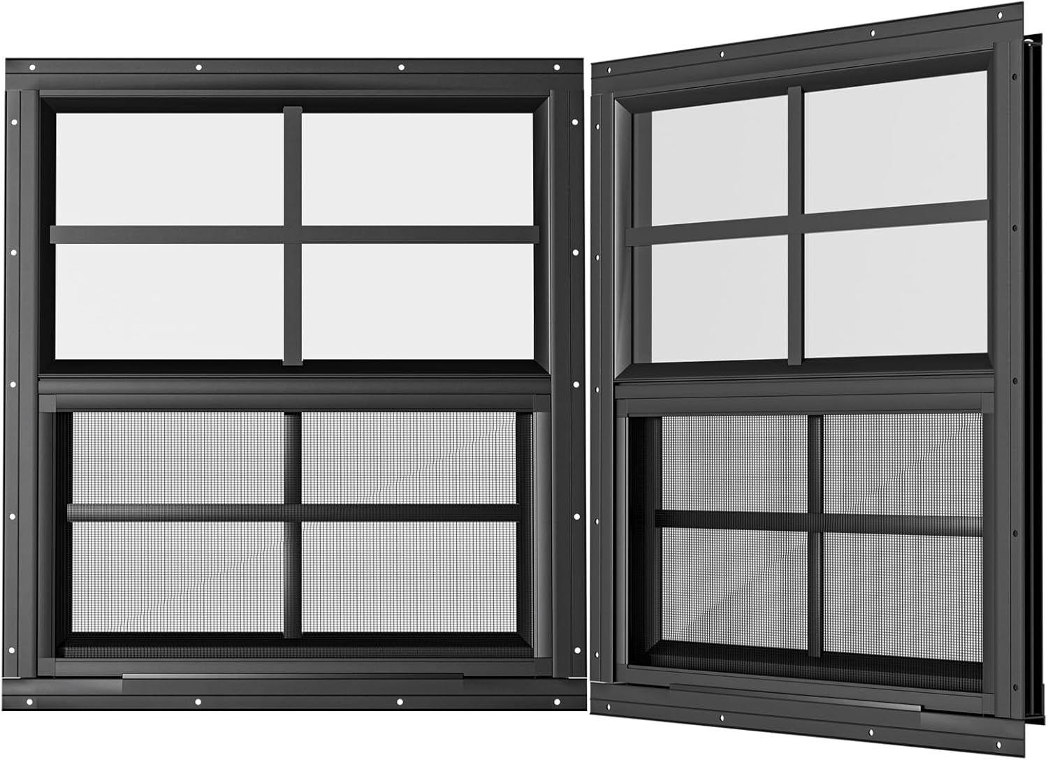 WRISIN 2 Pack Shed Windows 30