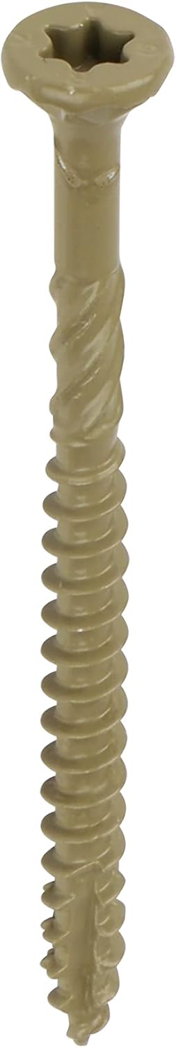 GRK 49212 Deck Elite #9 2-1/2 in. Star Drive Bugle Head Corrosion Resistant Treated Lumber Decking Screws 800/Box