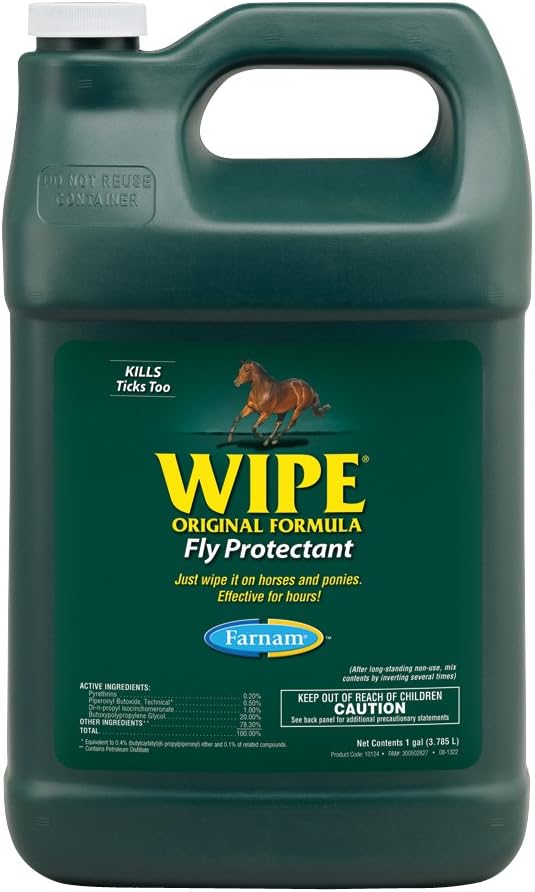Farnam Wipe Original Formula Fly Protectant, 1 Gallon