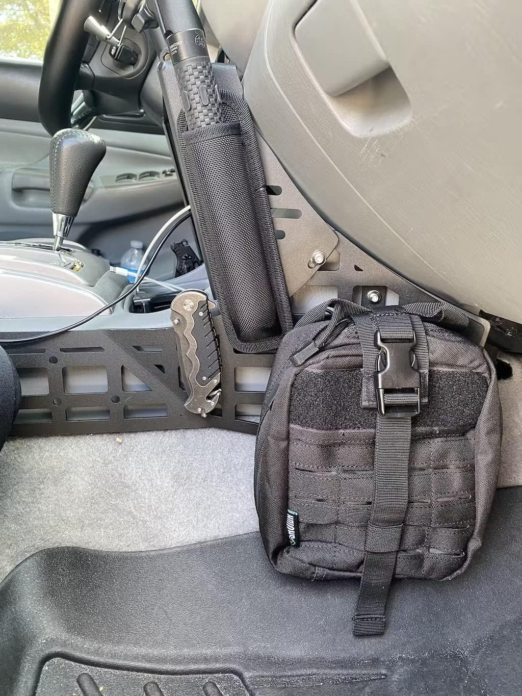 Rago Fabrication Center Console Modular Storage Panels for 2005-2015 Toyota Tacoma 2nd Gen | Made in The USA | Mount for Cell Phone, GPS, Radio, & Other Accessories | Pickup Truck Accessories