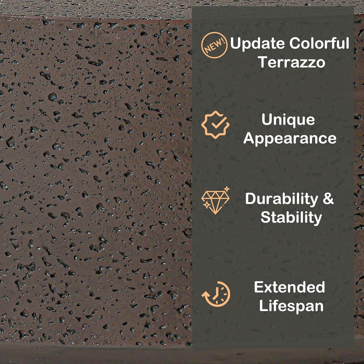 SUNBURY Outdoor Fire Pit Table Propane Gas Fire pits &Outdoor Fireplaces 40.5″ Inch Rounded Firepit Table with Tank Cover, 50,000 BTU Fire Table for Patio Set, Brown