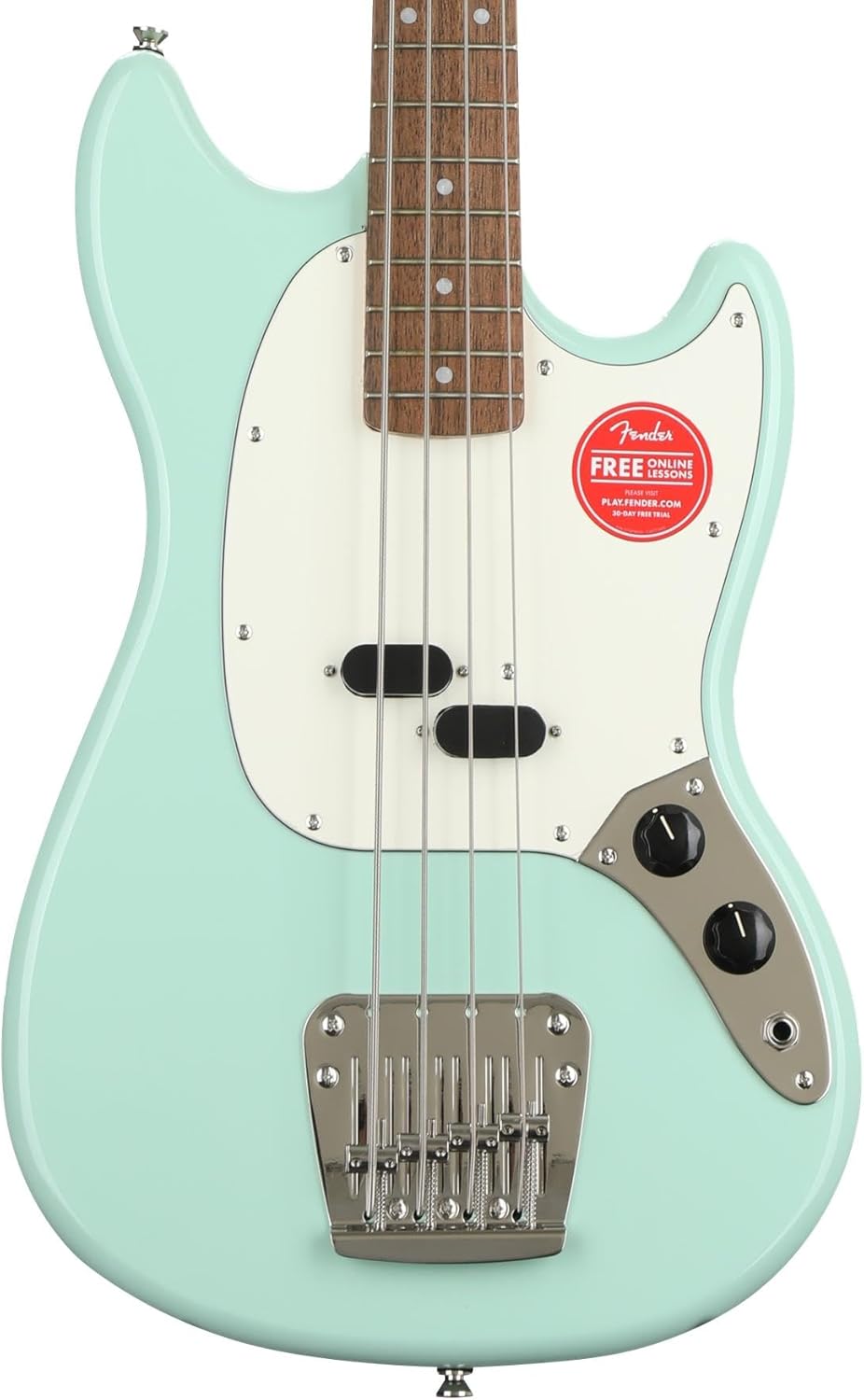 Squier Classic Vibe 50s Mustang Bass, Surf Green, Laurel Fingerboard