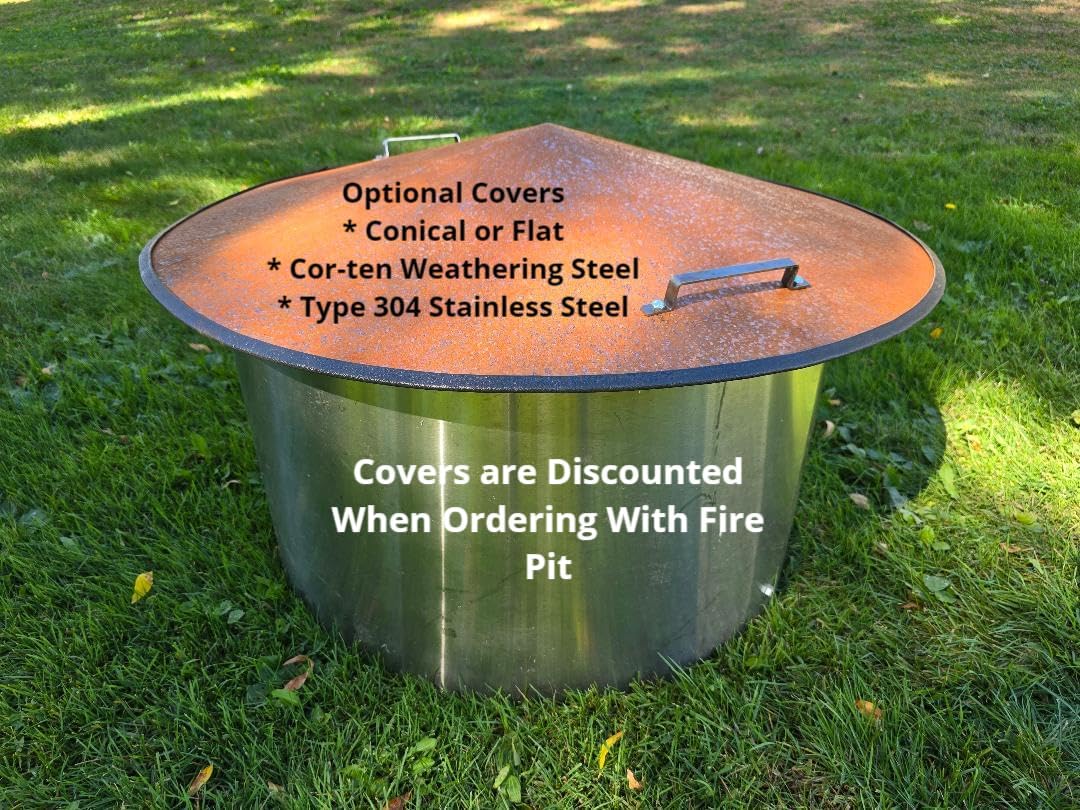 No Smoke Campfire Fire Pit Ring Liner.Draft & Vent Holes 11 Gauge Steel. 30