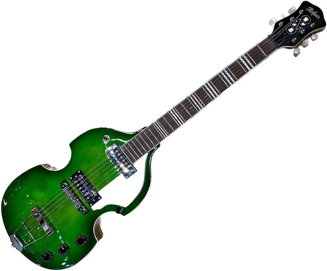 Hofner Ignition Pro Violin Guitar - Green