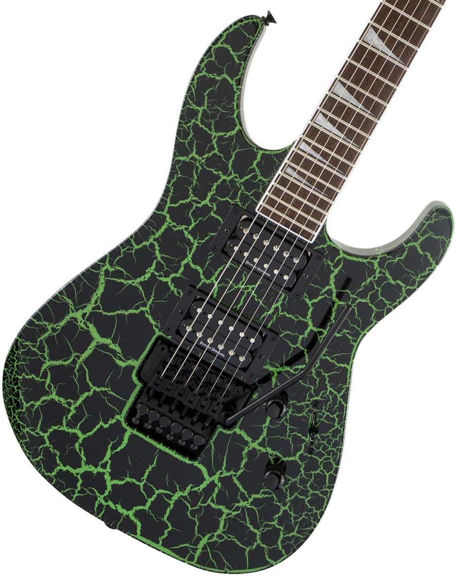 Jackson X Series Soloist SLX Crackle Electric Guitar (Green Crackle)