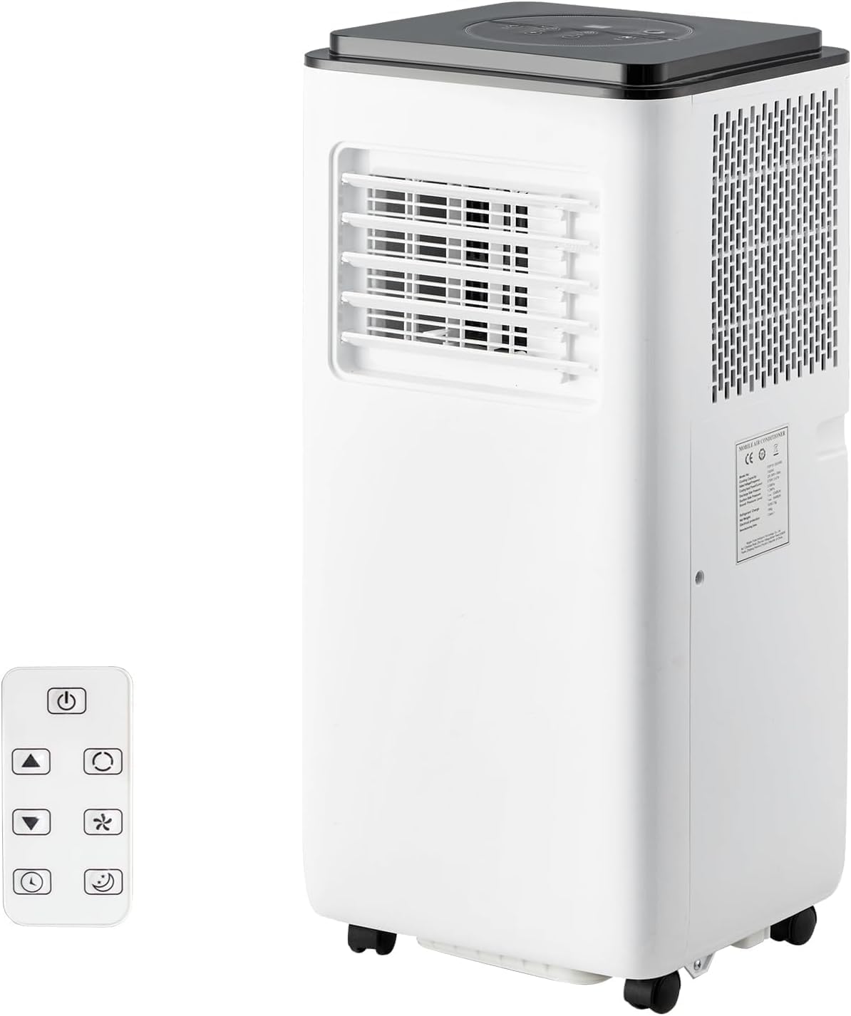 Portable Air Conditioners, 8000 BTU Portable AC with Cooling, Fan, and Dehumidifier Functions, Features 24-Hour Timer and Remote Control, Cools up to 350 Sq. Ft., Perfect for Bedrooms and Offices