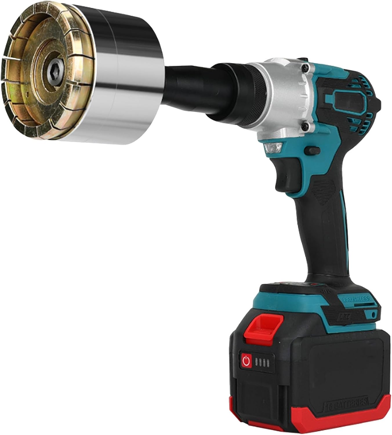 200L Rechargeable Oil Drum Pressure Cap Sealing Barrel Crimping Tool, 35&70Mm Crimper Sealer, 53 Gallon Manual Oil Barrel Sealing Machine,75mm