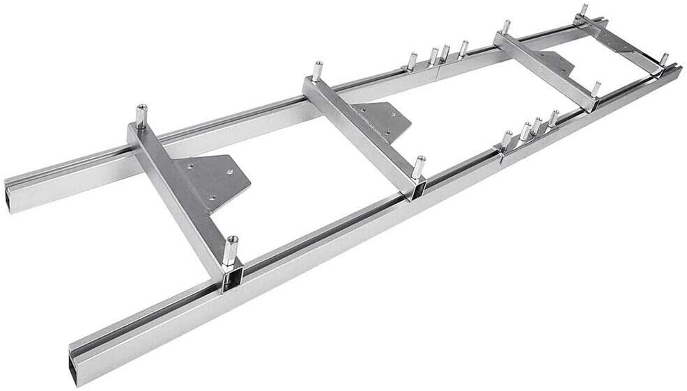 DIFU DENESTUS Professional Milling Rail System Aluminum Chainsaw Mill with Guide Set Ladder 9FT 2.7M Portable Chainsaw Planking Milling from 14