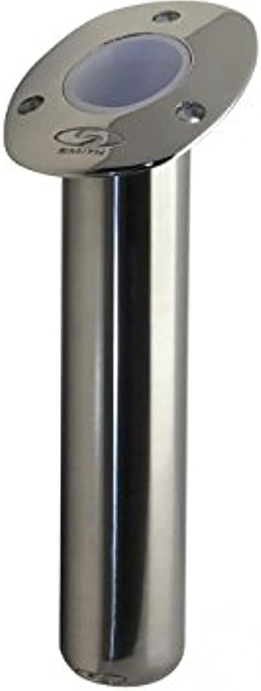 CE Smith - Flush Mount Cast Bottom Rod Holder - Tough Boat Accessories - 30-Degree