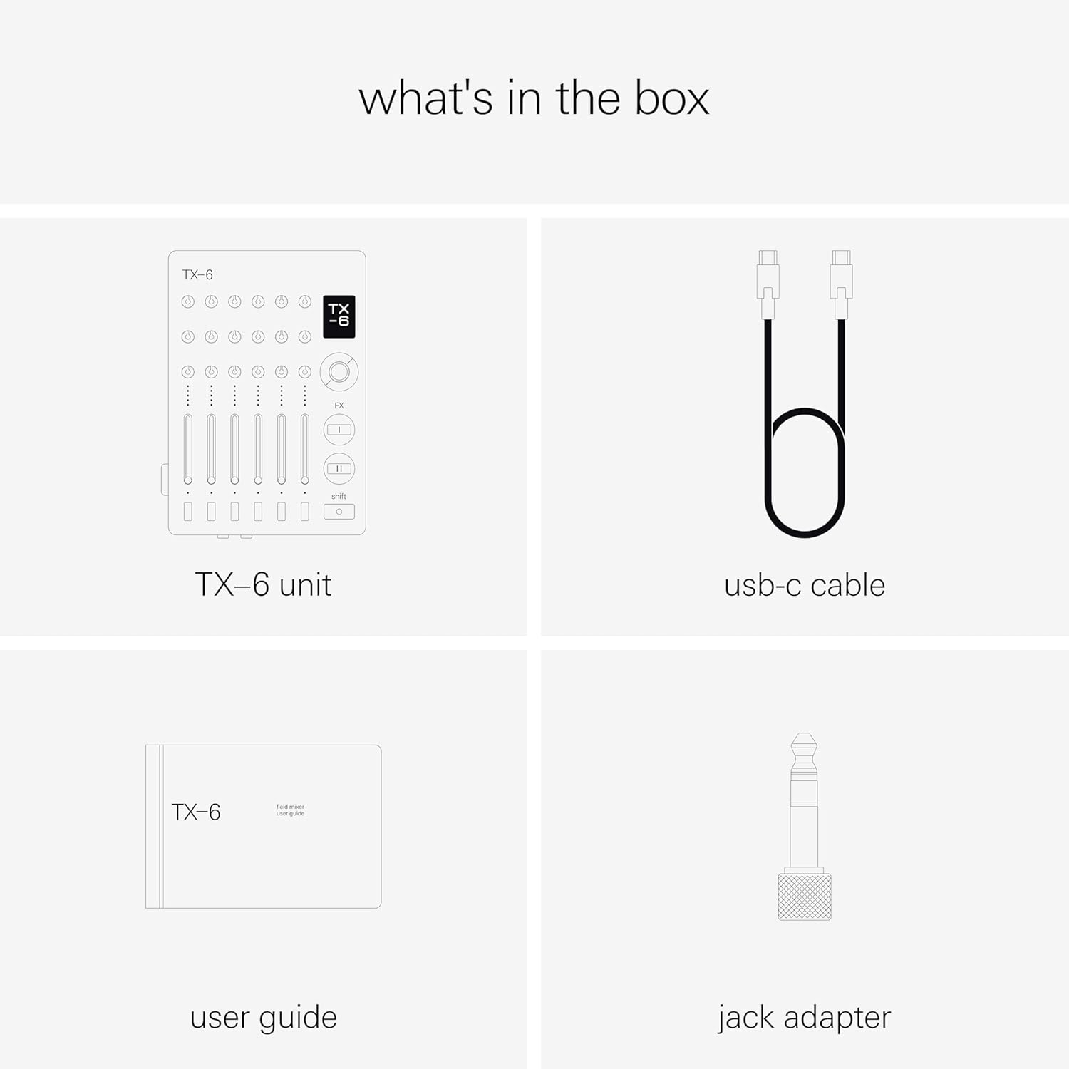 teenage engineering TX–6 portable and rechargeable 6 stereo channel mixer, usb audio interface and sound card, 8 hour battery life, built-in effects, ble and usb midi, iOS compatible (black)