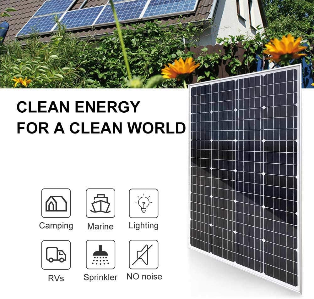 600W(640W) Solar Wind Turbine Generator Power Kit: 400W Wind Turbine + 2 x 120W Mono Solar Panel + Solar Wind Hybrid Controller + 1000W Inverter for 12V/24V Battery Charging