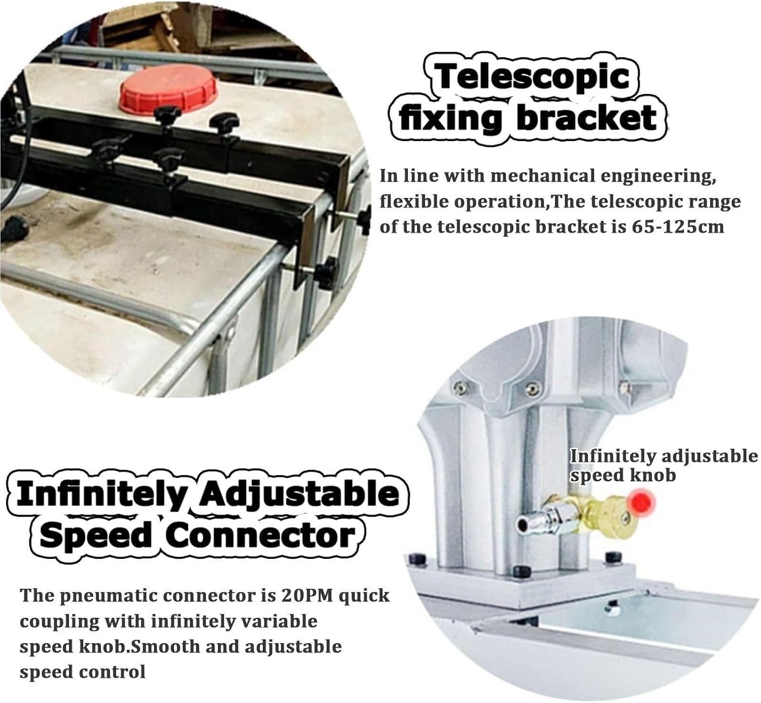 3200W Electric Tank Mixer Machine, 120-800rpm Commercial Pneumatic Bracket Mixer, Paint Stirring Machine Bracket Paint Mix Tool
