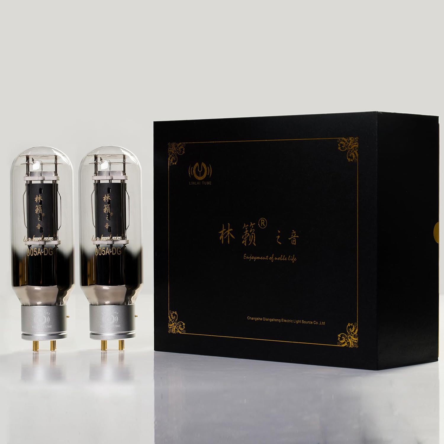 LINLAI 805A-DG 1 Pair Matching Vacuum Tube Class B A-F R-F Power Amplification For HIFI Audio Amplifier(2pcs in a pack)
