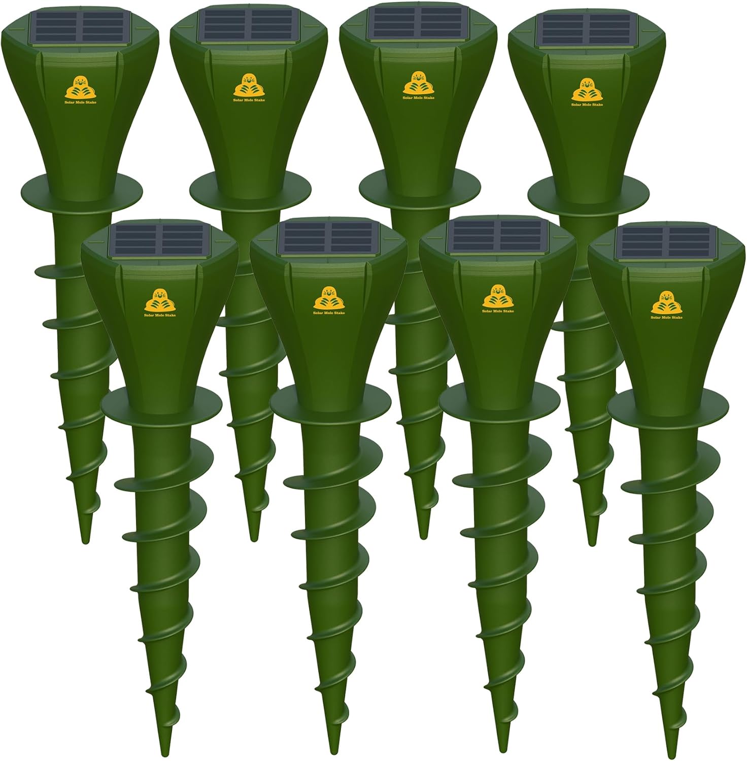 X-PEST Solar Powered Mole Repellent for Lawns (8, Viridian​)
