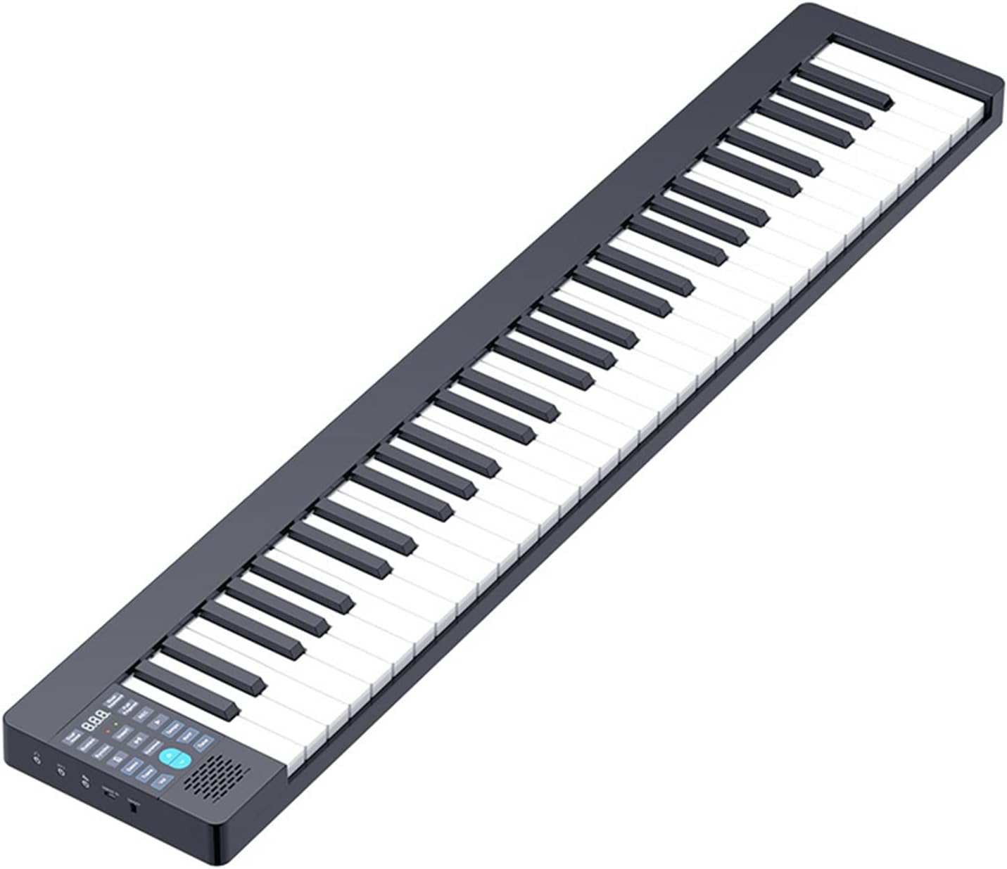 61-Key Full Size Digital Piano Portable Electric Keyboard Piano Built-in Speaker Support Bluetooth MIDI Connection Include Sustain Pedal, Carry Bag For Beginners
