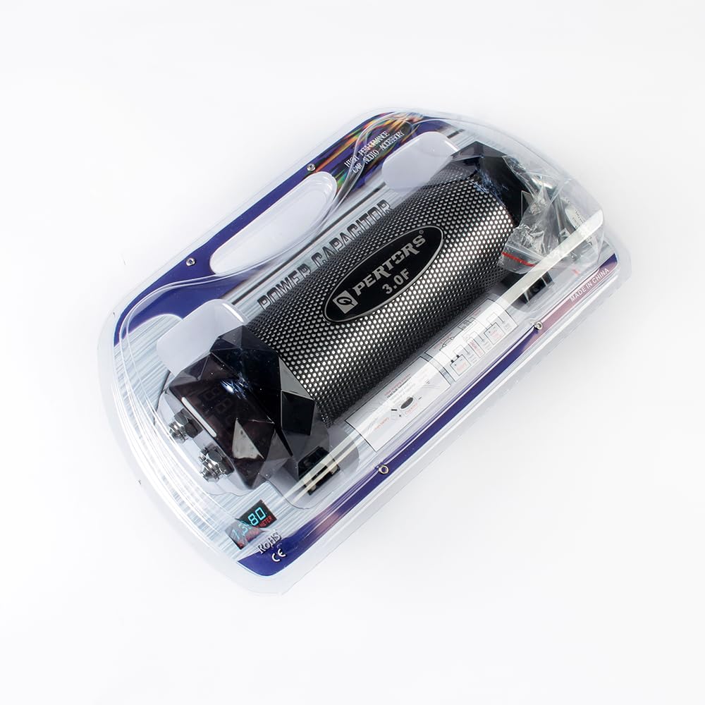 3.0 Farad car Audio Modification Amplifier Accessories,Subwoofer Capacitor stabilizer