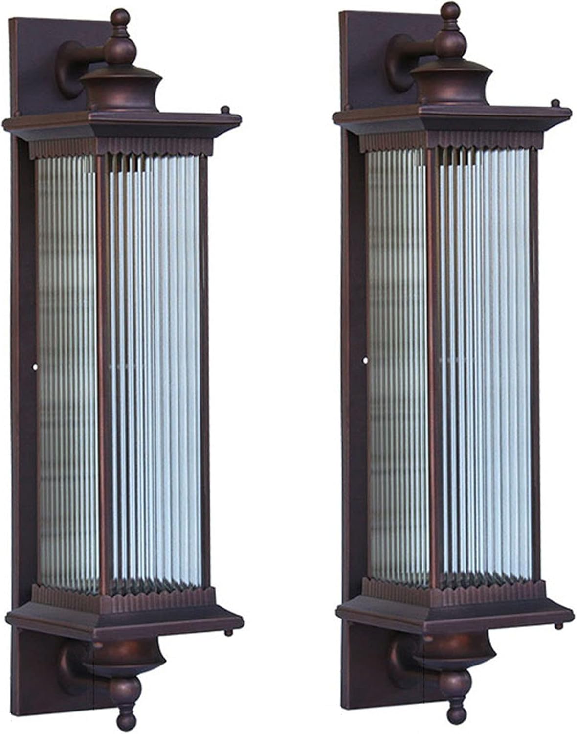 2PCS Outdoor Wall Mount, Porch Light IP65 E26 Exterior Light Fixtures Wall Lantern Outside House Lamps with Clear Seeded Glass for Porch Patio Garage