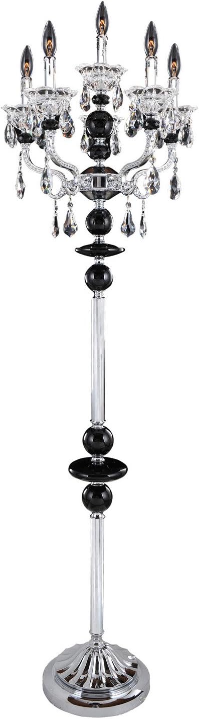 Allegri 024390-010-FR001 Faure 6-Light Floor Lamp, 19.8
