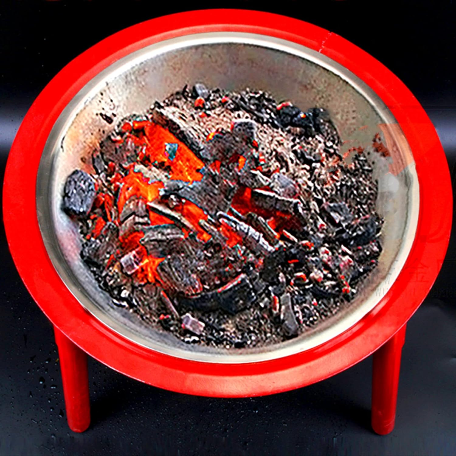 Outdoor Fire Pits & Bowls, Multifunctional Wood Burning Firepits Bowl Fireplace, BBQ Grill, Patio Heater, Portable Foot Warmer Carbon Stove for Outdoor/Indoor