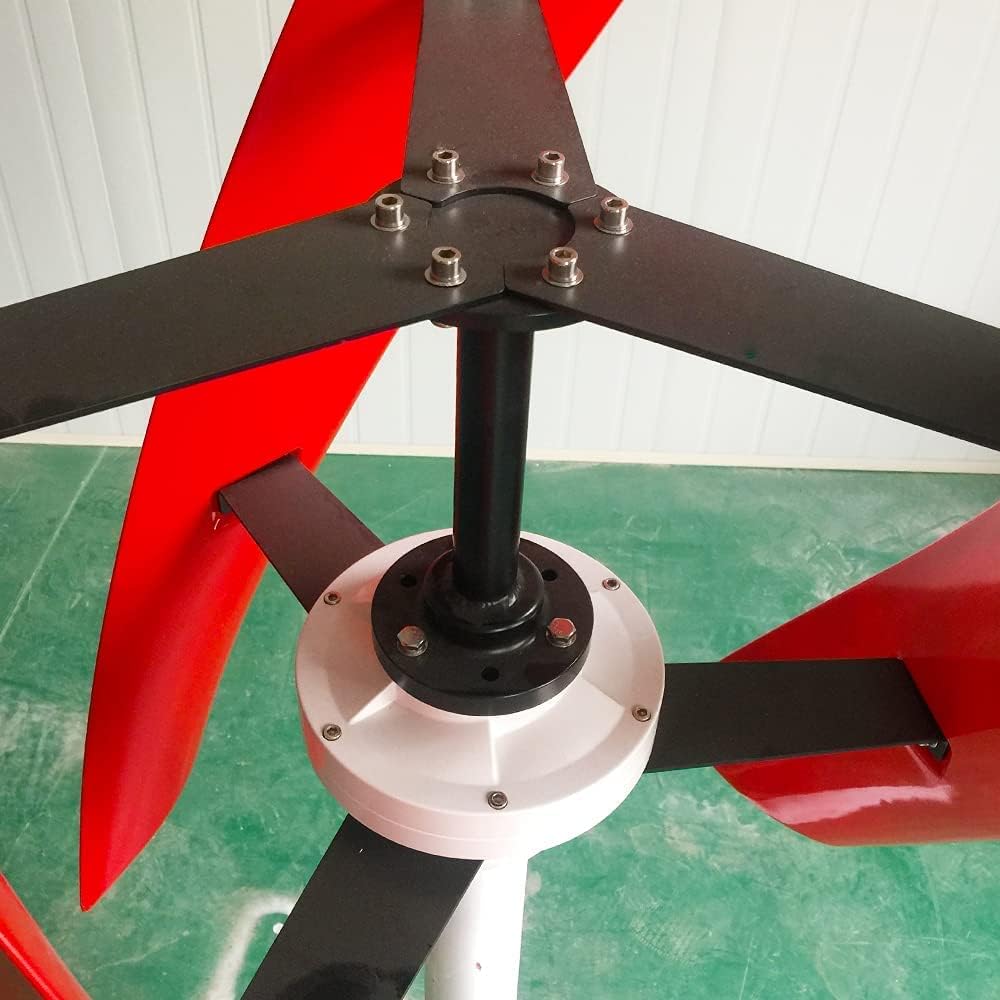 10000W Vertical Magnetic Levitation Wind Power Turbine Generator, 12V-220V 3-Blade Wind Turbine with Waterproof Charge Controller for Home Or Camping