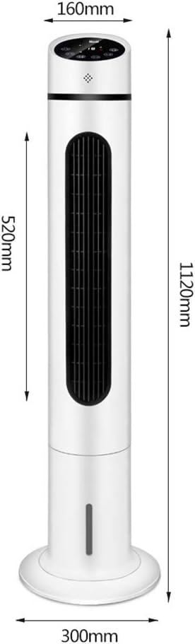Portable Air Conditioner Fan Tower Airconditoner Conditioner Portable Air Coolers Whit Remote Control 3 Fan Speed Unit Quiet Humidifier Misting Fan (White B) (White a)