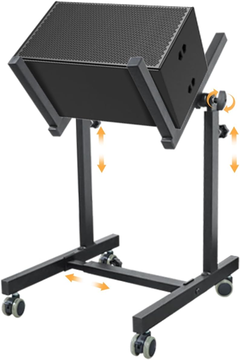 Heavy Duty Amplifier Stand, Adjustable Amps Speaker Cabinet Stand Combo Holder, Audio Rack, Guitar Amplifier Stand