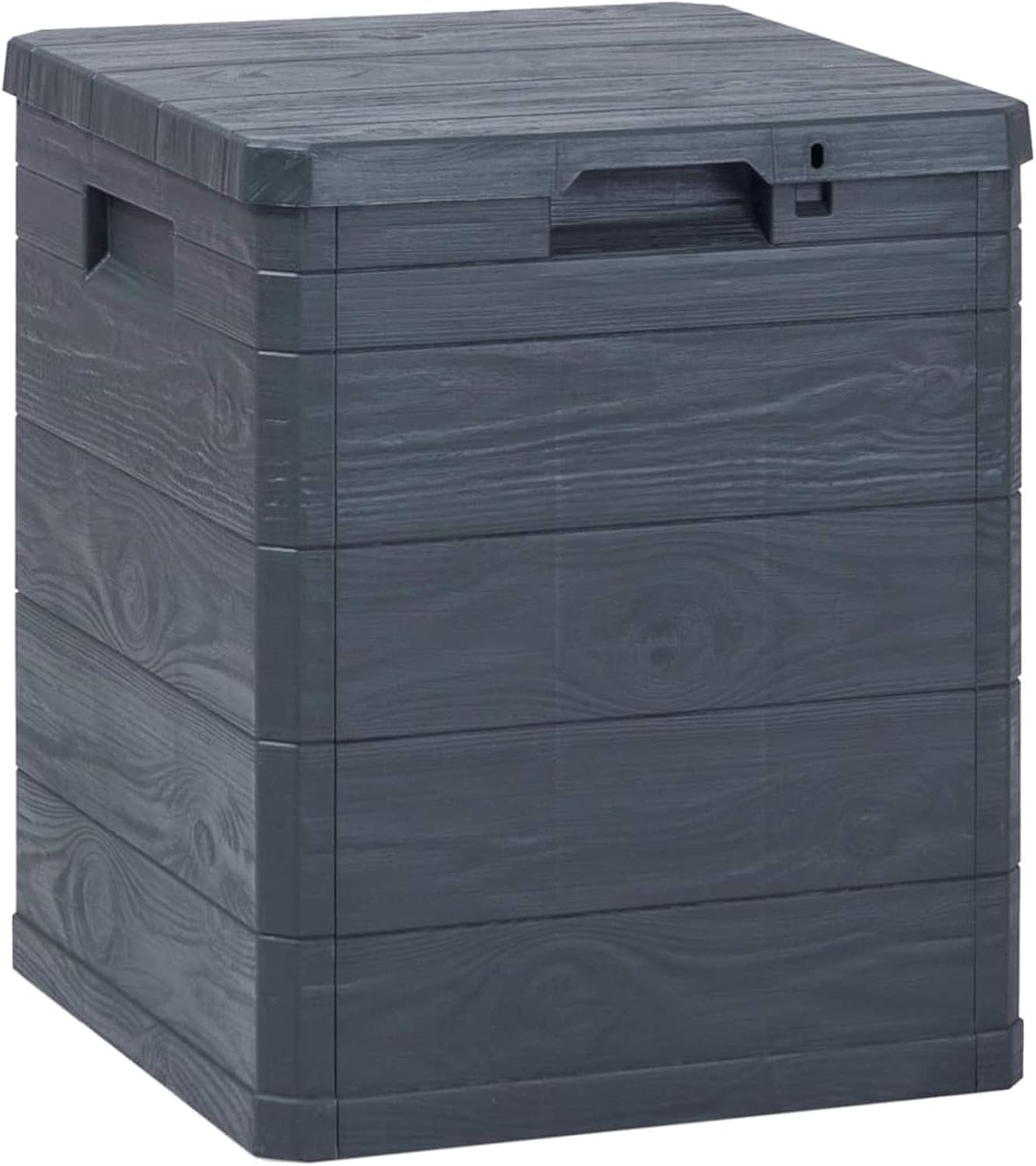 Patio Patio Storage Box，Pool Storage Boxes Outdoor Waterproof, Deck Decor Outdoor Bench, Patio Bench Outdoor Storage Box 23.8 gal Anthracite
