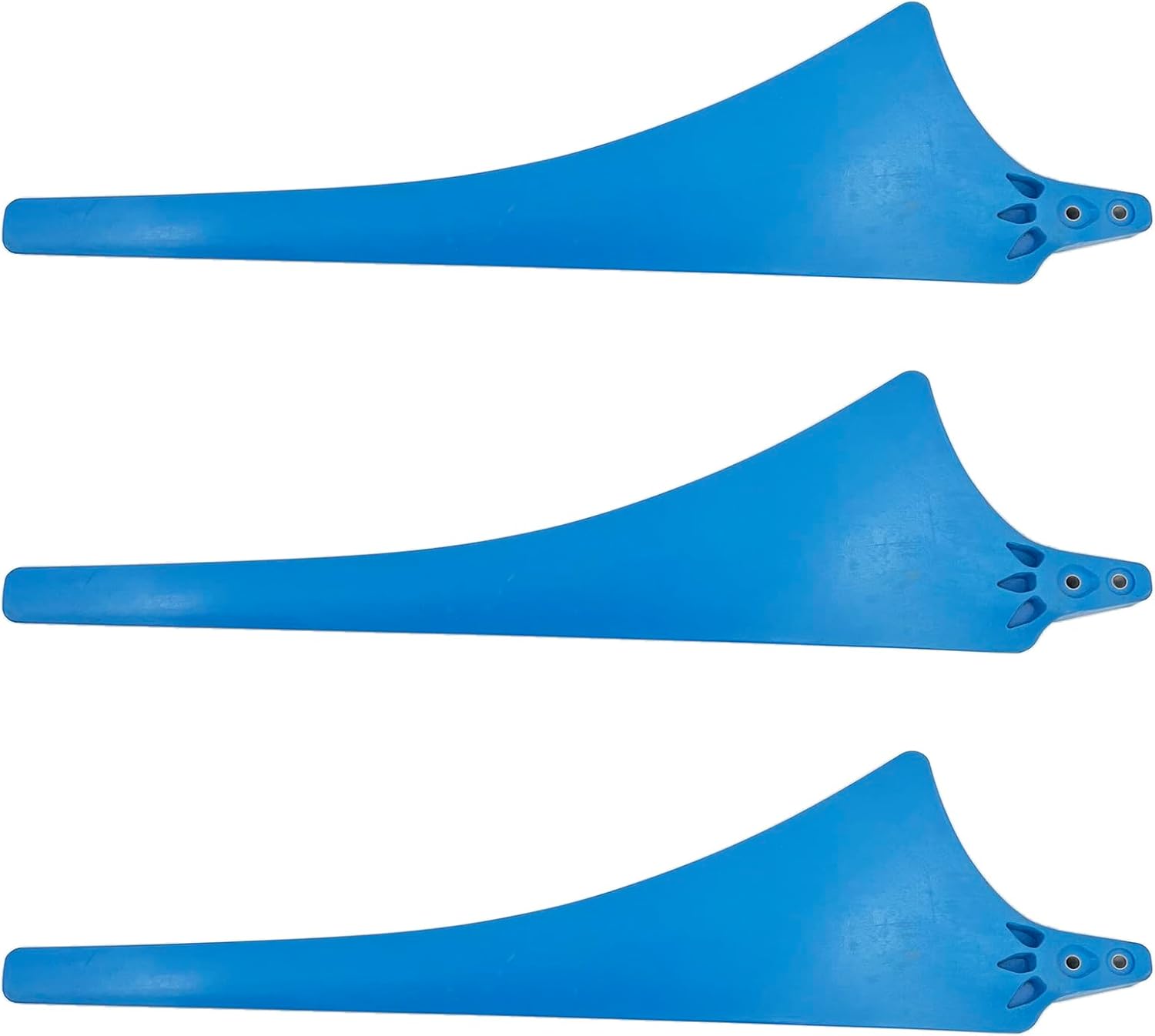 530mm-630mm 3-Blade Wind Turbine Blade Blue Nylon Fiber Blades Horizontal Axis Wind Turbine Blades, Easy to Install Wind Turbine Replacement Blades for DIY Wind Turbine,Blue,630mm