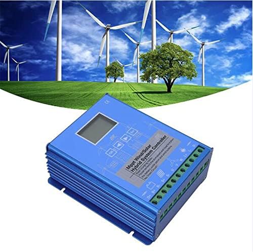 12000W Wind Solar Hybrid System MPPT Charge Controller 12V/24V/48V, Auto Regulator for Wind Turbine Generator & Solar Panel with Dump Load Management