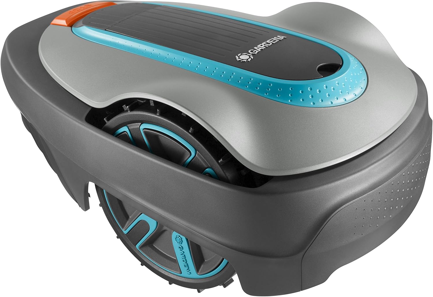 GARDENA SILENO City 300: Robotic Mower for Lawns up to 300 m², Inclines of up to 35 Percent, Cutting Height 20–50 mm, LCD Display, Theft Protection, Including Boundary Wire/Hooks/Connectors (15005-28)