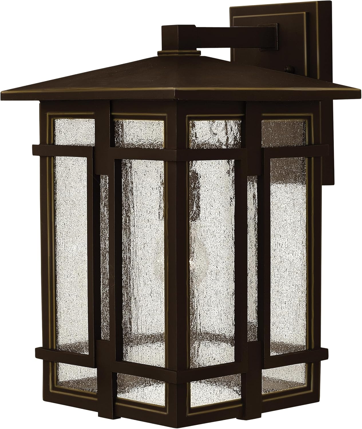 Hinkley Tucker Collection One Light Large Outdoor Wall Mount, Oil Rubbed Bronze